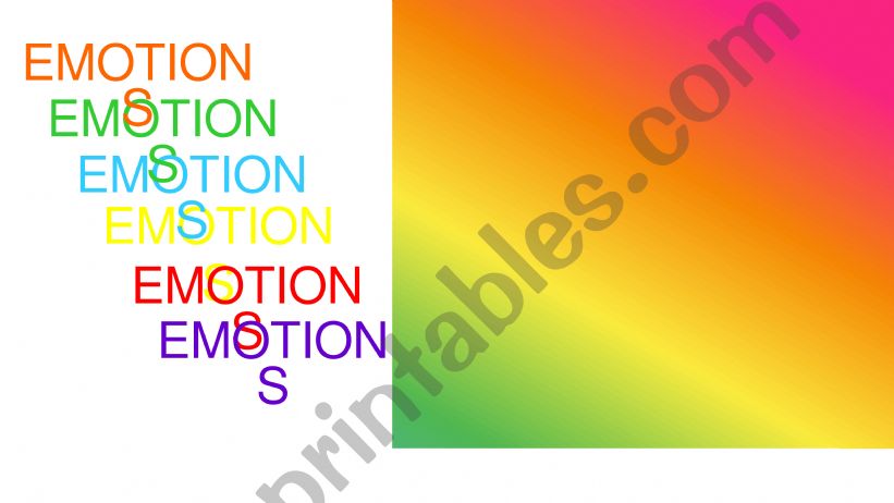 Emotions powerpoint