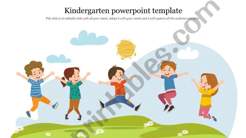 Kindergarten PPT Template & Google Slides Presentation