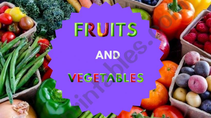 Vegetables  powerpoint