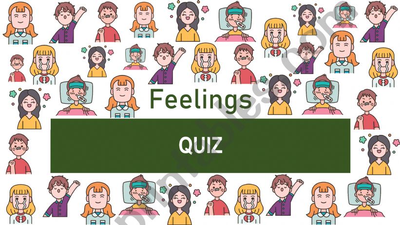 Feelings Quiz powerpoint