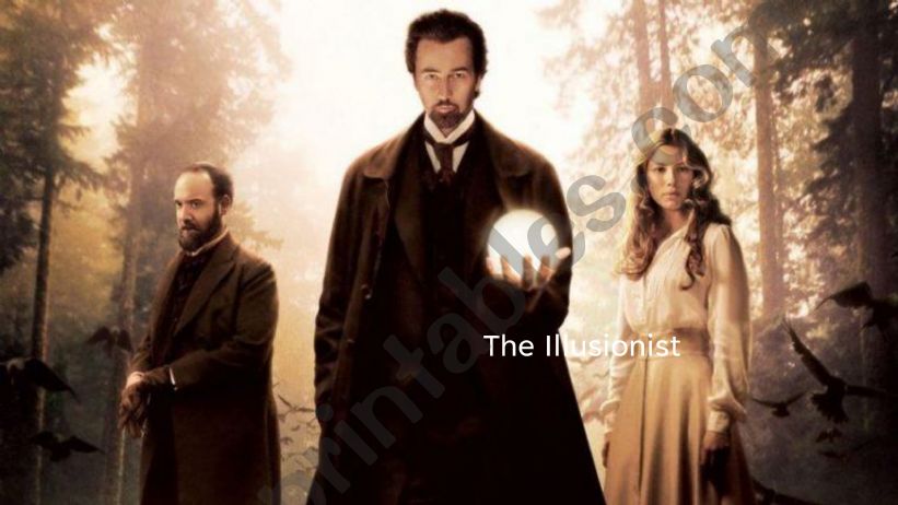 The Illusionist - movie powerpoint