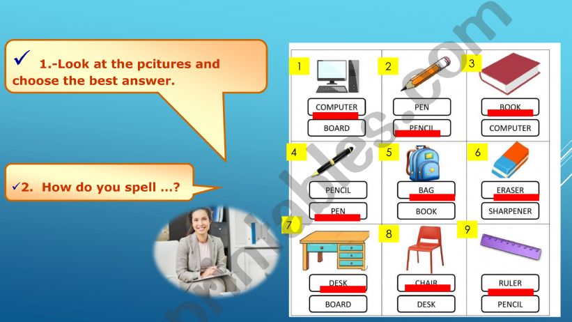 Plural nouns, and spelling powerpoint