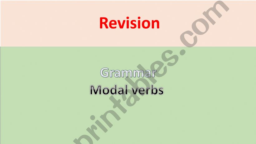 modal verbs  powerpoint