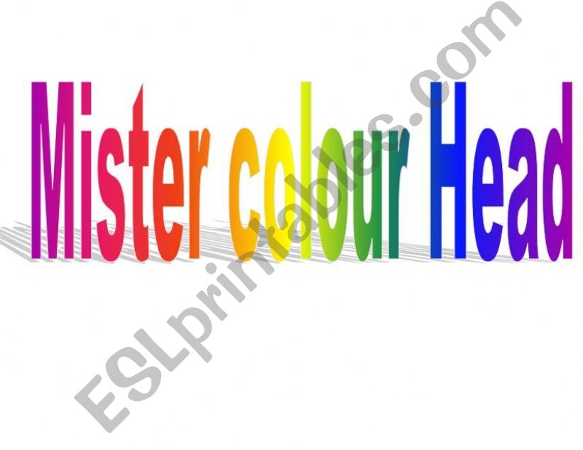 Mister colour head powerpoint