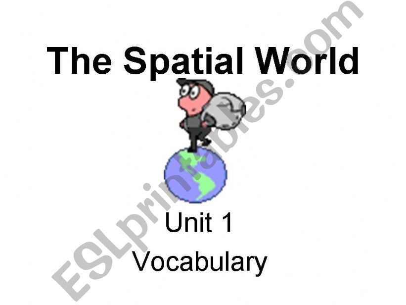 The Spatial World powerpoint