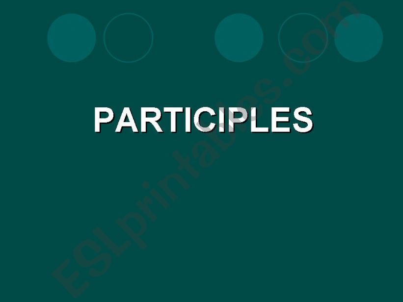 participles powerpoint