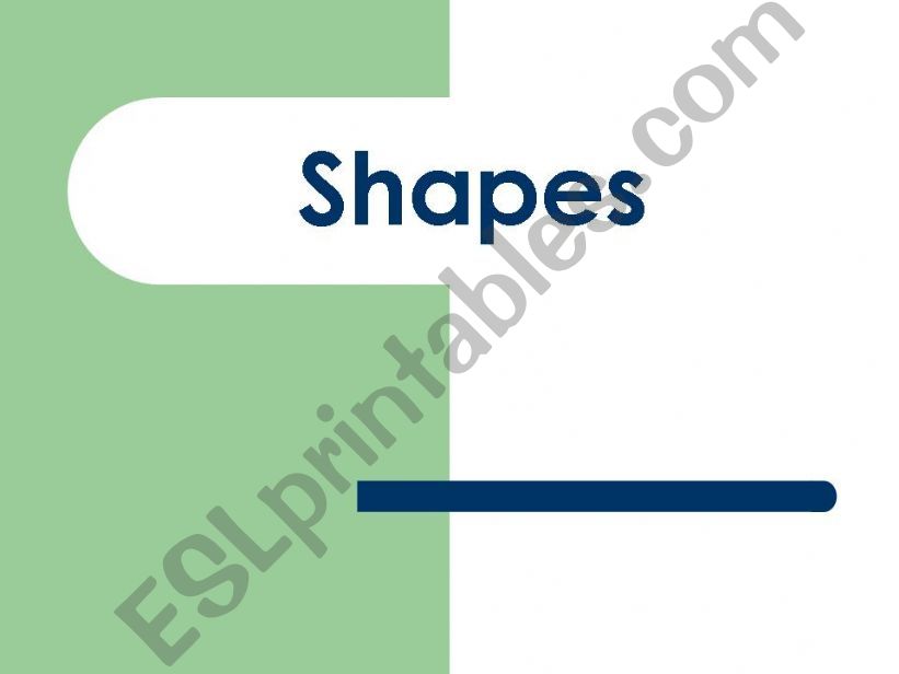 Shape Game powerpoint