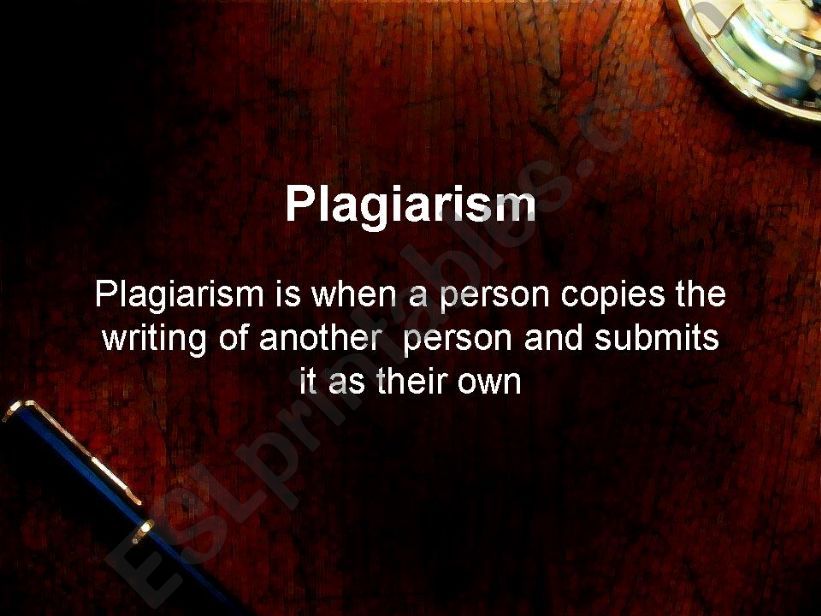 Plagiarism powerpoint