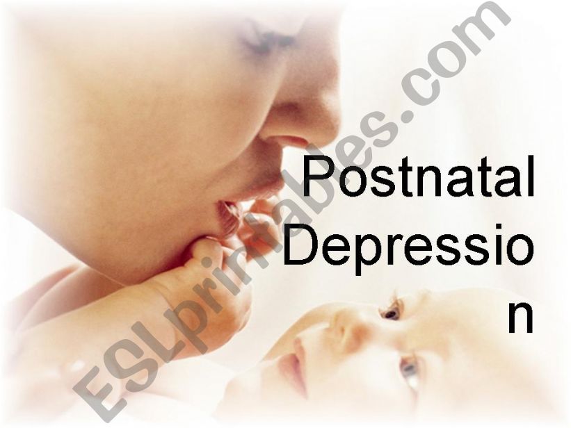 Postnatal Depression powerpoint