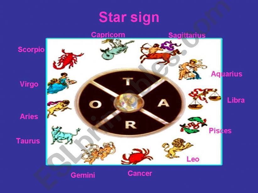 star sign powerpoint