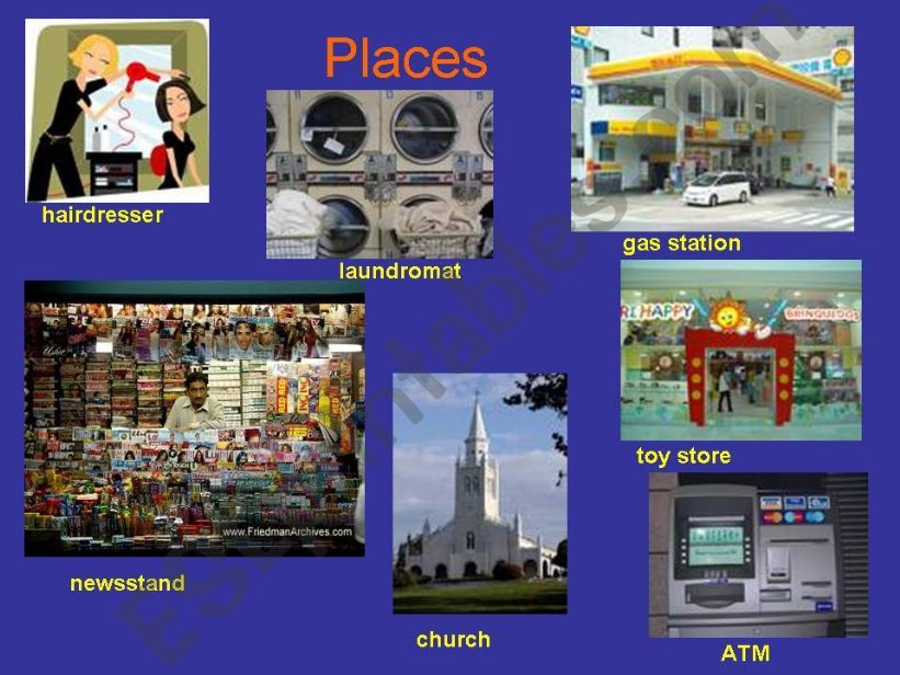 places/directions powerpoint