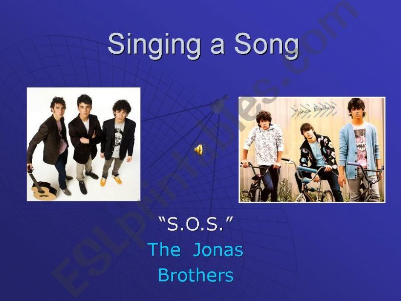 S.O.S. THE JONAS BROTHERS powerpoint
