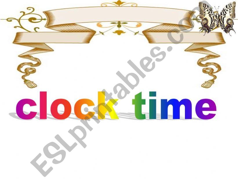 clock time powerpoint