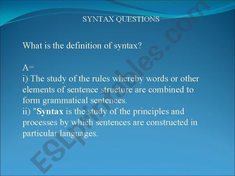 syntax powerpoint