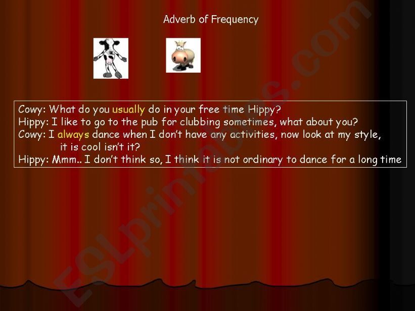 Adverb of frequency powerpoint