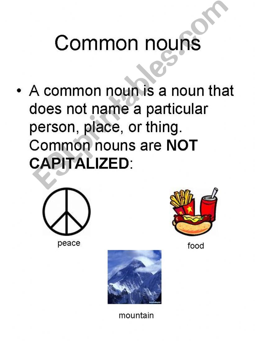 NOUNS powerpoint