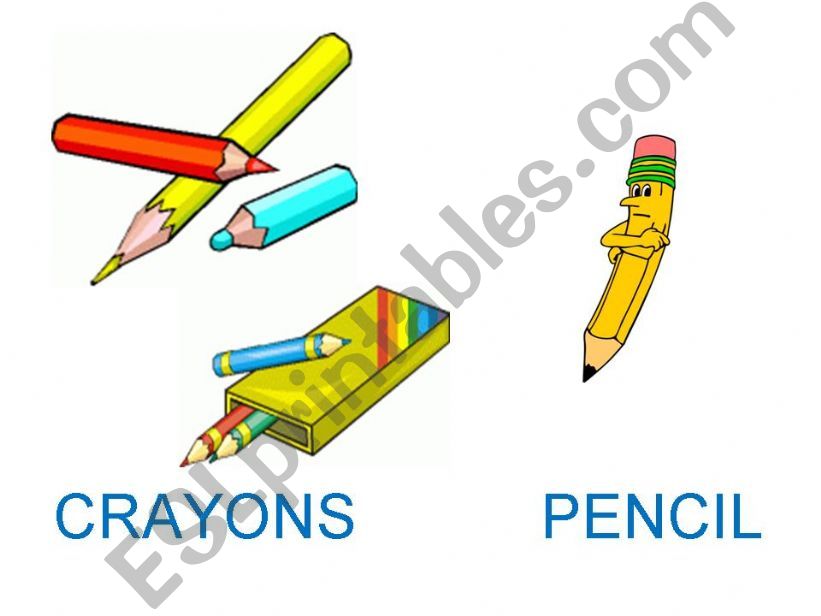 Classroom Objects powerpoint