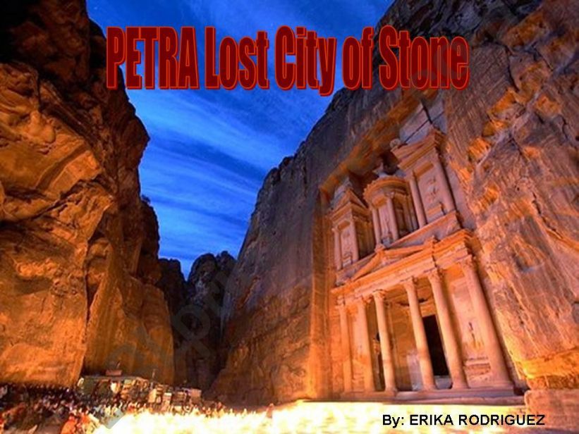 Petra one of the 7 wonders of the world