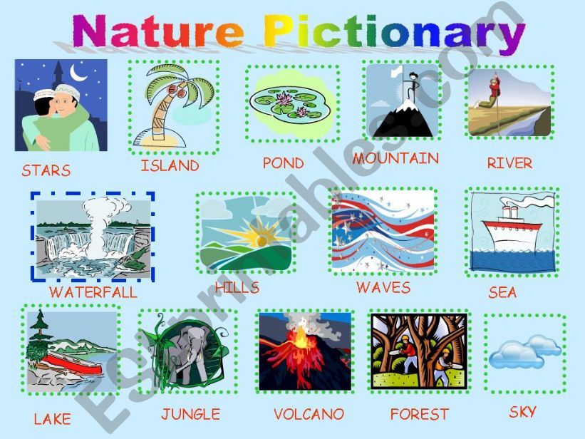 NATURE PICTIONARY powerpoint