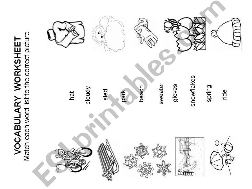 WEATHER WORKSHEET powerpoint