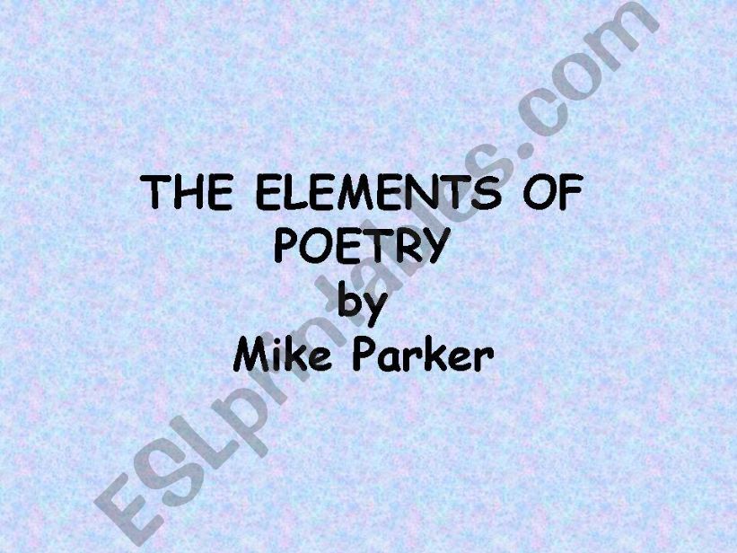 esl-english-powerpoints-the-elements-of-poetry