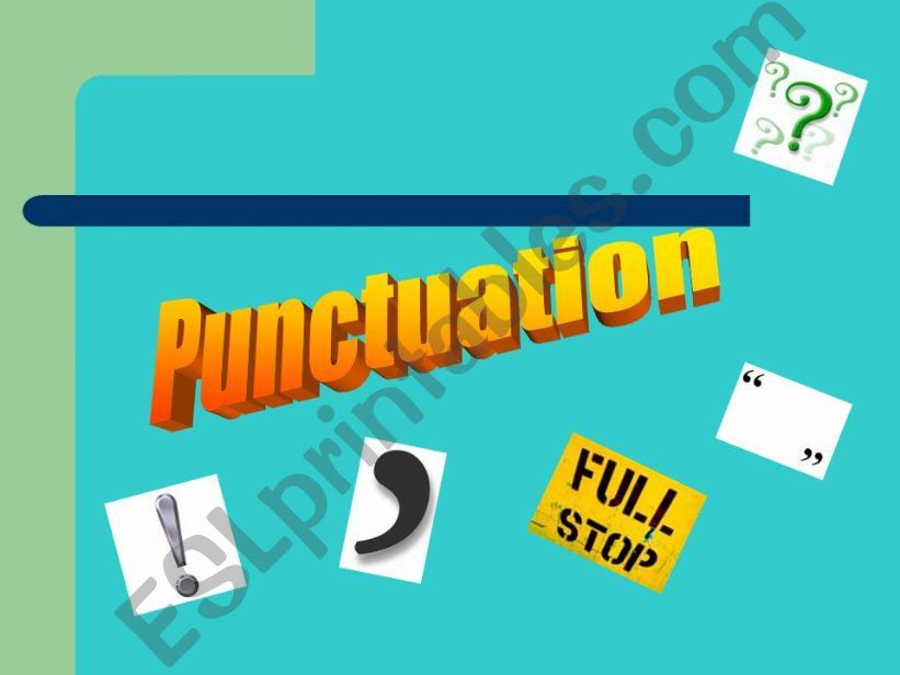 Introduction to Punctuation powerpoint