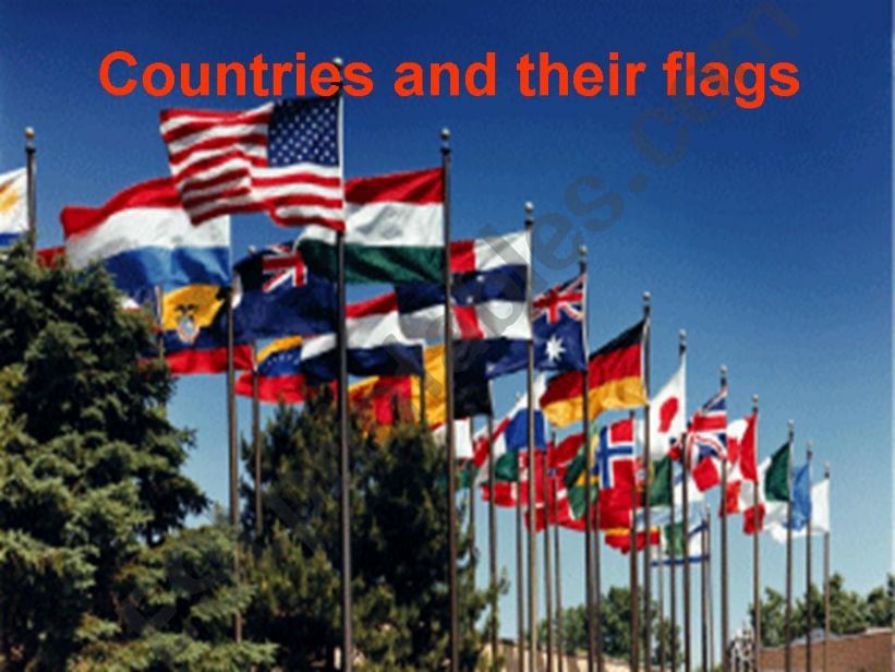 countries and flags powerpoint