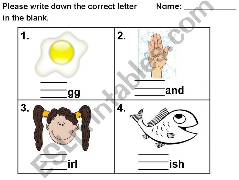 Phonics Practice- E-H powerpoint