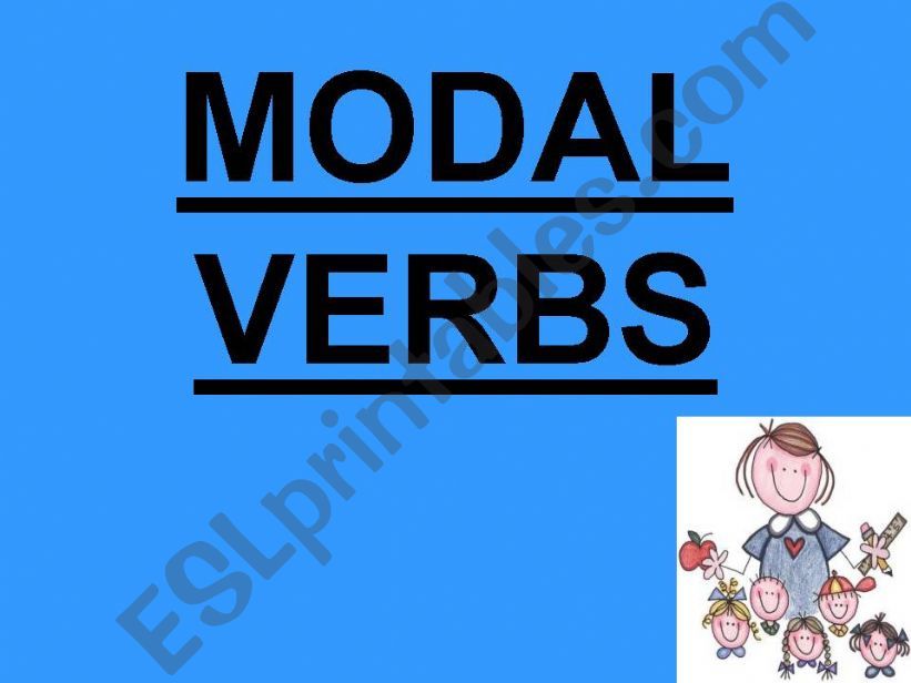 MODAL VERBS powerpoint