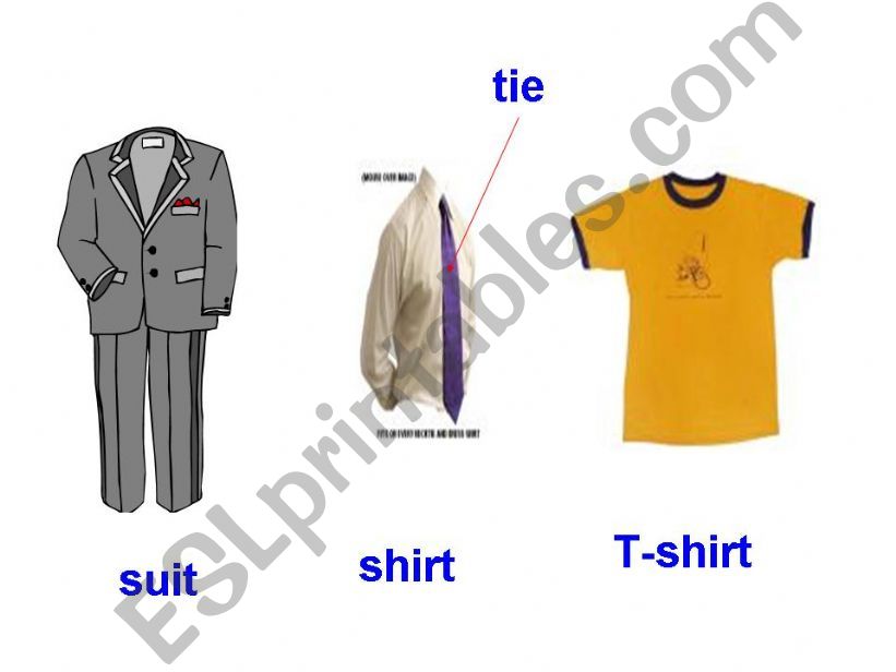 clothes and accesories powerpoint