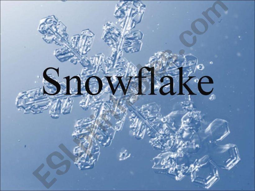 Snowflake powerpoint