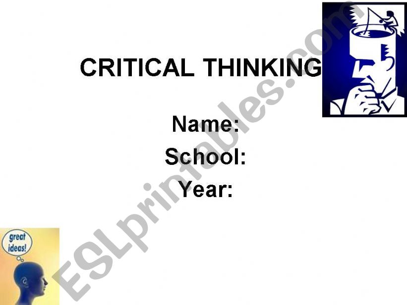 Critical Thinking powerpoint