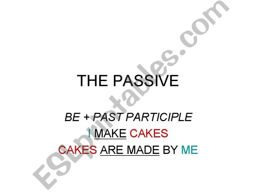 passive voice powerpoint