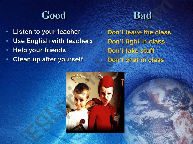 Class Rules (The Good and the Bad)