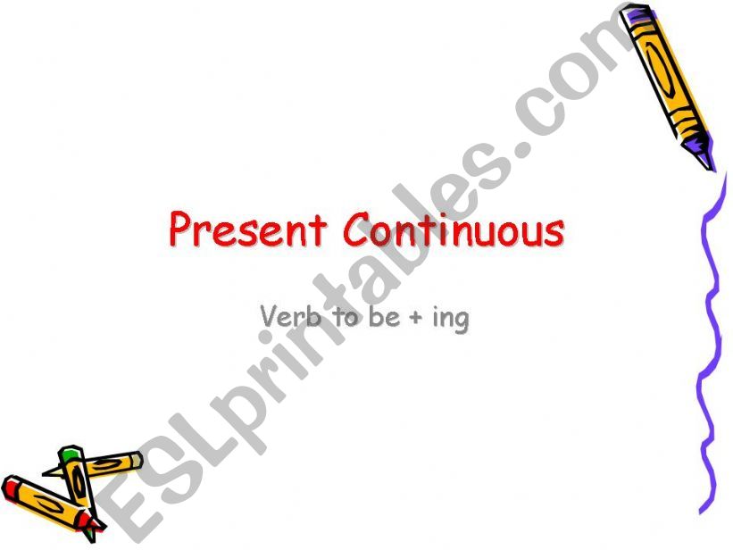 Present Continuous powerpoint