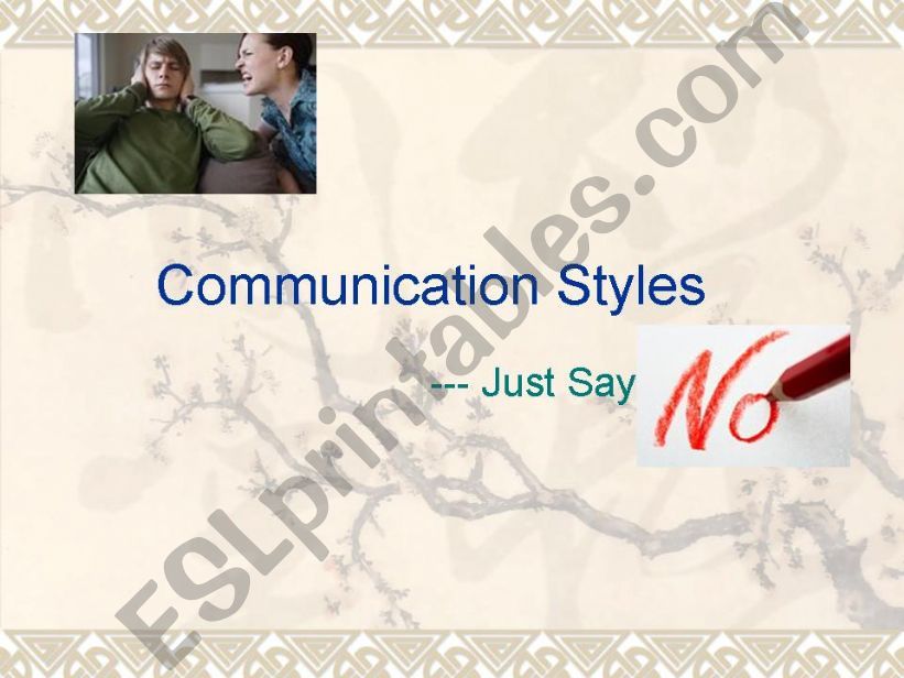 communication styles powerpoint