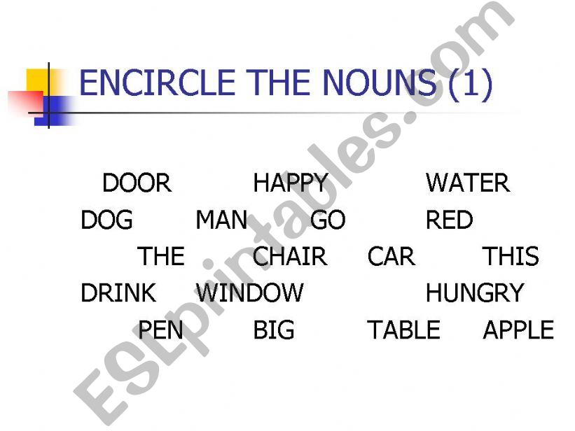 nouns powerpoint