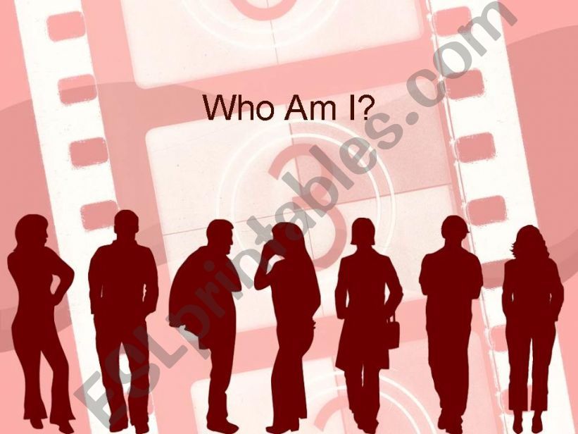 Who Am I? Game powerpoint