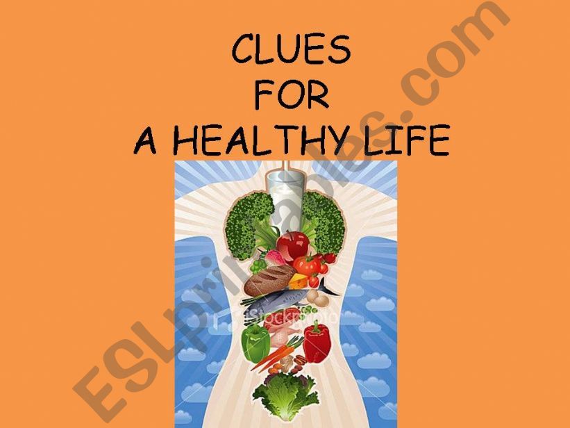 Clues For A Healthy Life FLAHCARDS