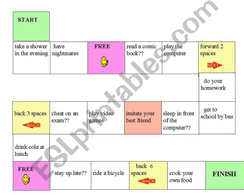 game for frquency adverbs powerpoint