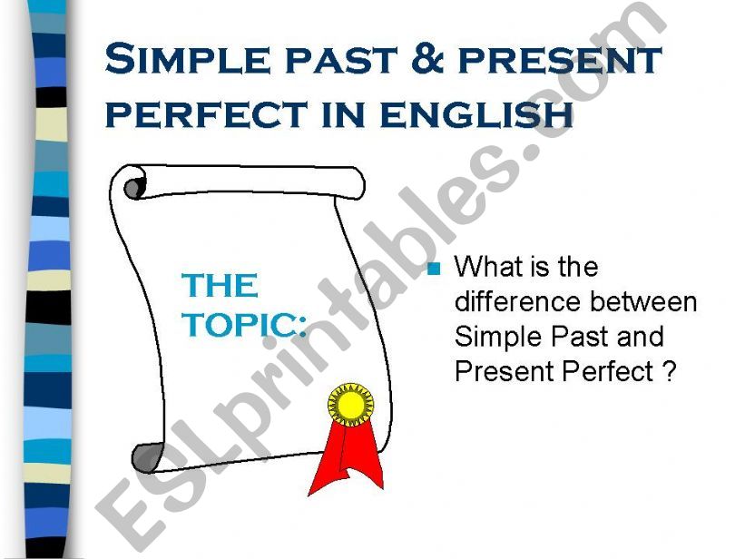 Simple past & present perfect 