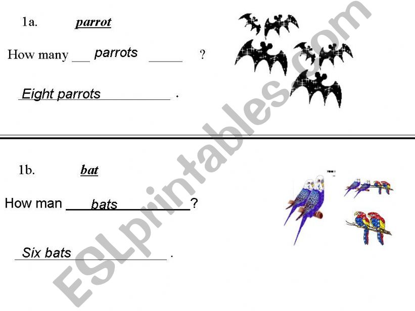  Part 6: numbers, animals, how many..? be continued