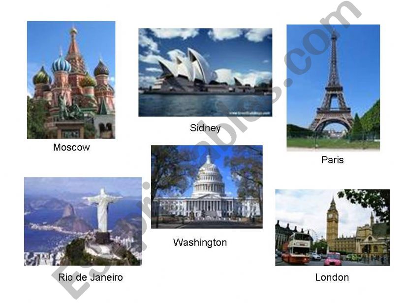Cities of the World powerpoint
