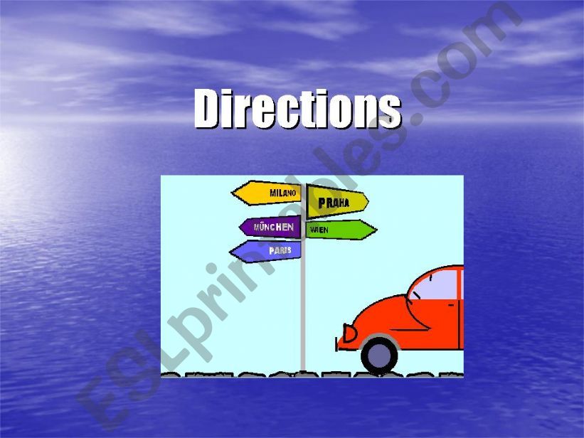 Directions powerpoint