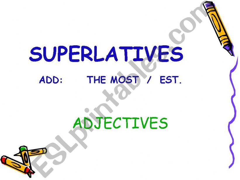 superlatives powerpoint