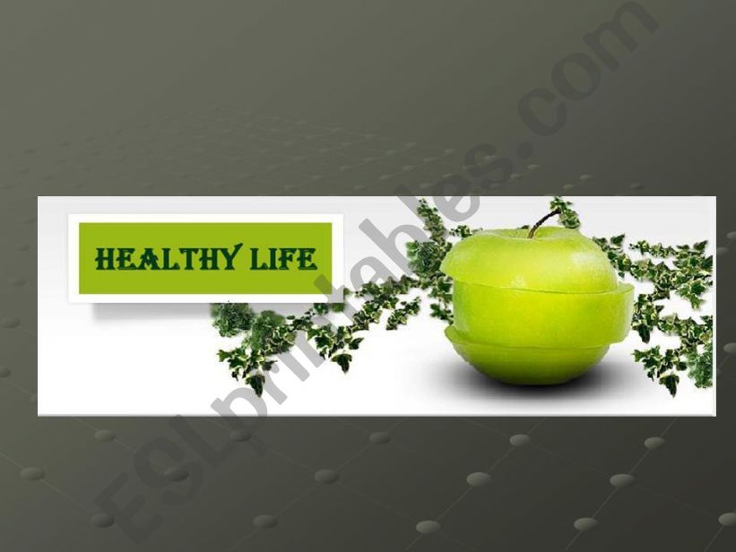 healthy life powerpoint