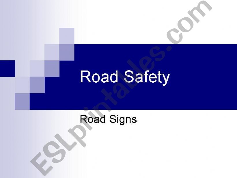 Transportation (road safety) powerpoint