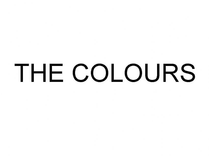 The Colours - Basic Colours powerpoint