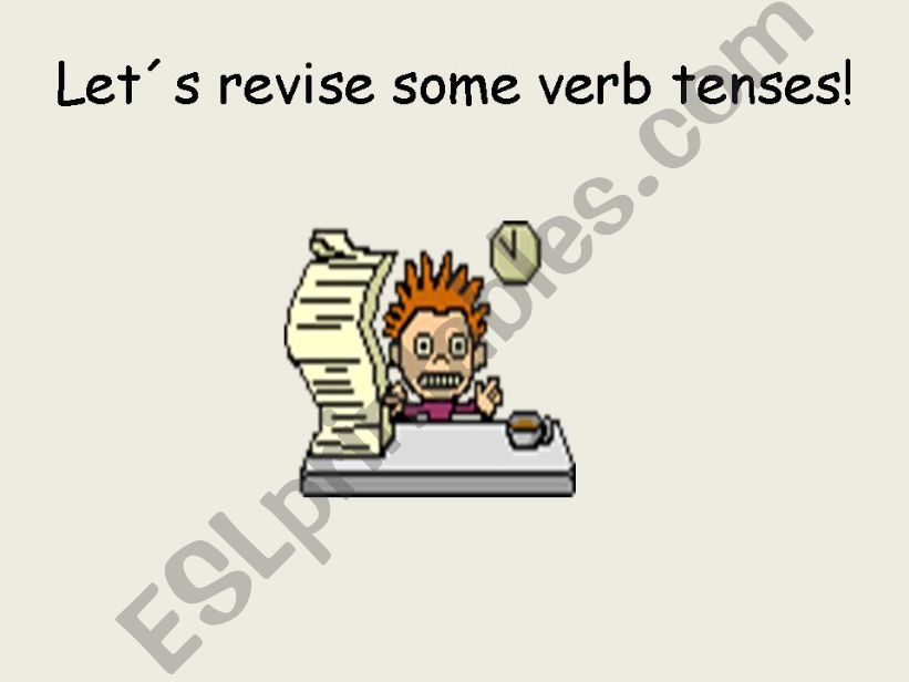 Verb tenses powerpoint