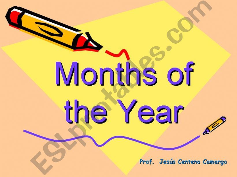 MOnths of the Year 2 powerpoint